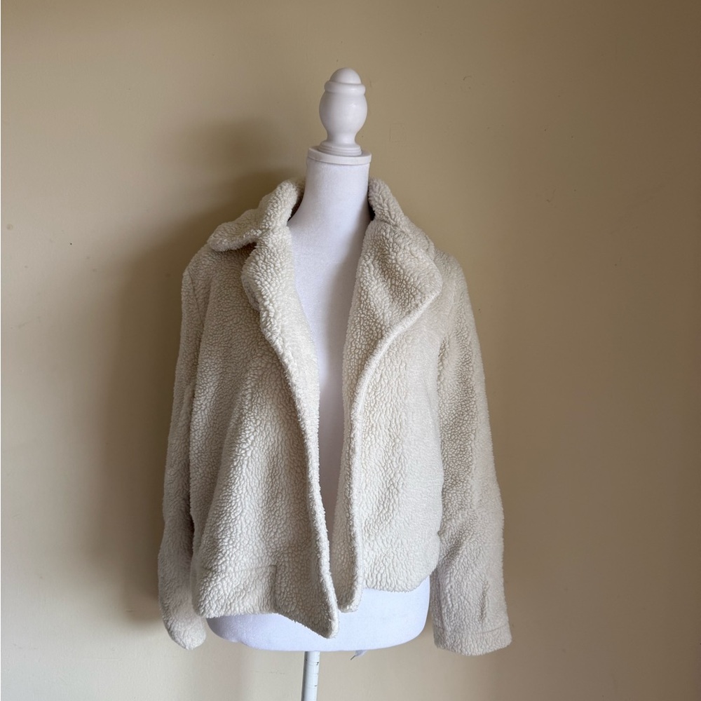 Banana Republic  Cream Sherpa Jacket